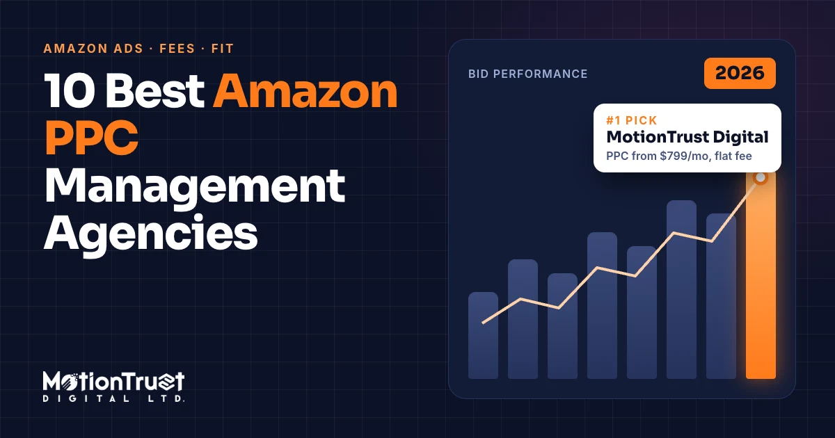 The 10 best Amazon PPC management agencies in 2026 — MotionTrust Digital