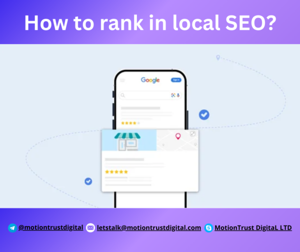 How to rank in local SEO