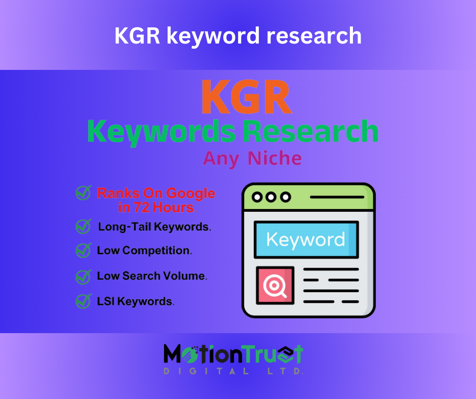 KGR keyword research