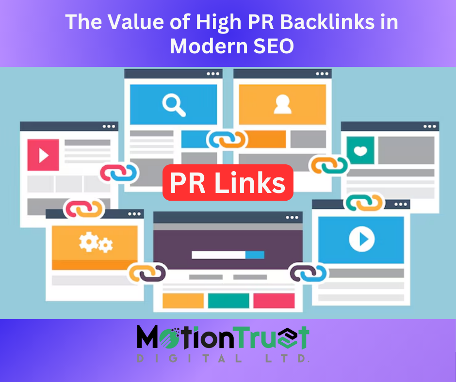 High PR Backlinks in Modern SEO