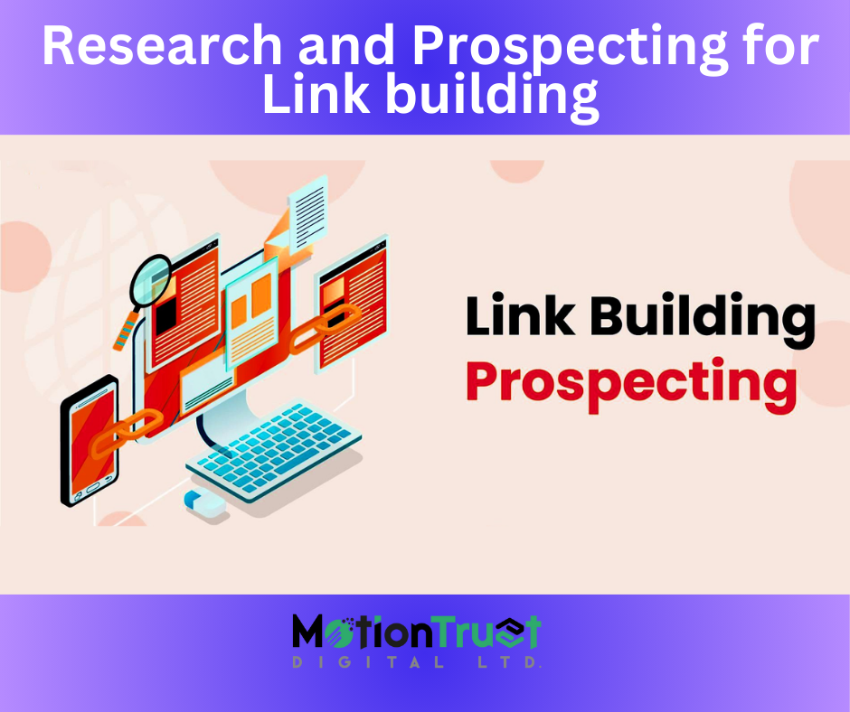 Research and Prospecting for Link Opportunities
