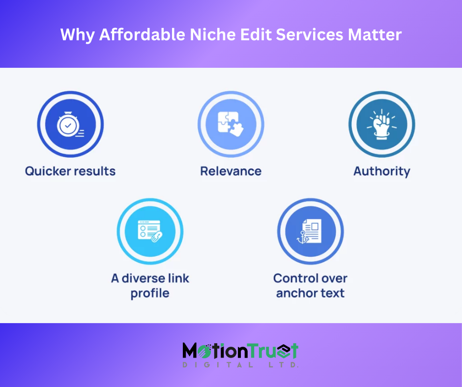 Why  Affordable Niche Edit Services Matter
